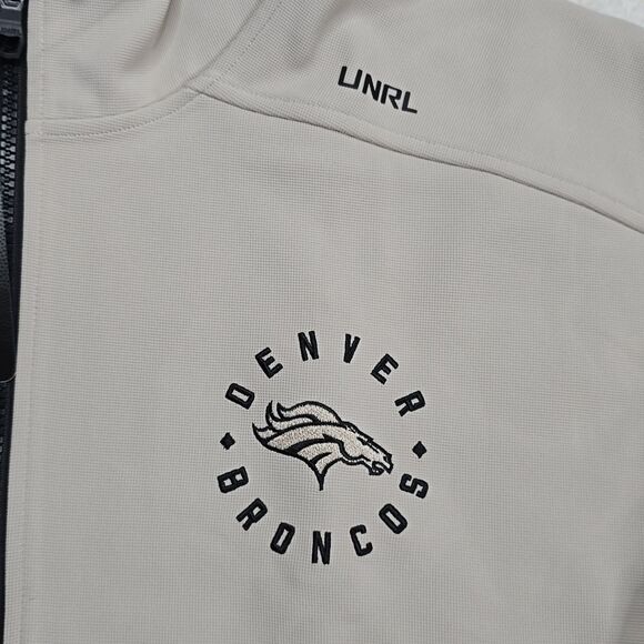 793 NWT UNRL x Broncos Impact Full-Zip SIZE SMALL Color SAND - Picture 4 of 13